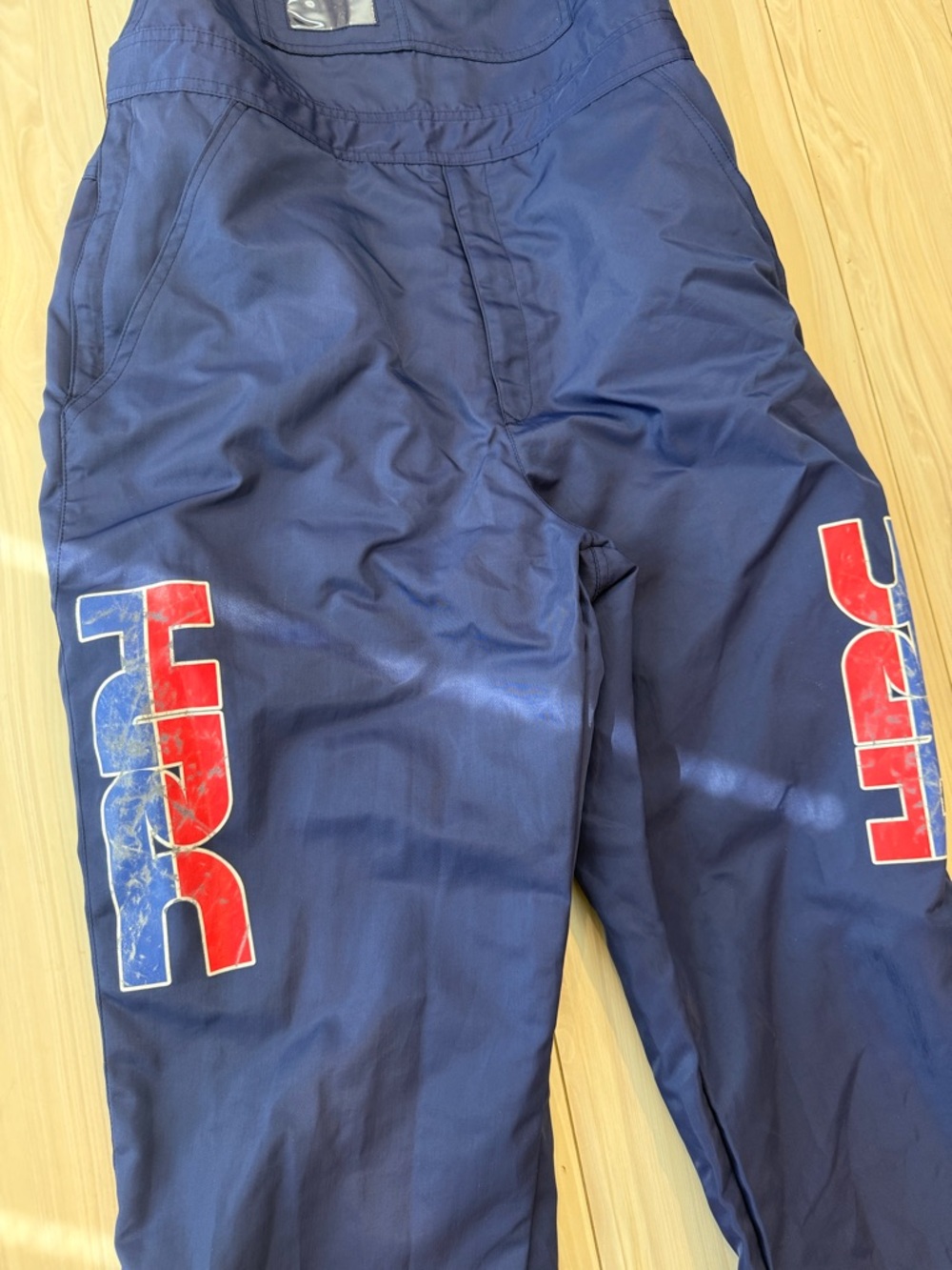 Honda Navy Blue Men's Insulated Bib Overalls - Picture 2 of 5